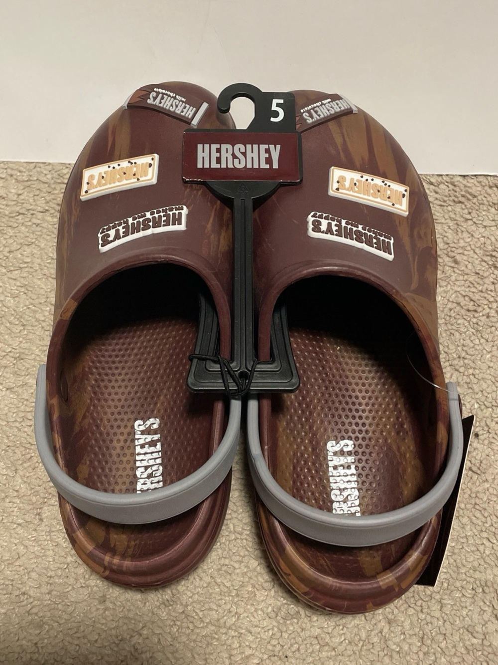 Hershey's Clog Sandal Brown -size 5-NEW